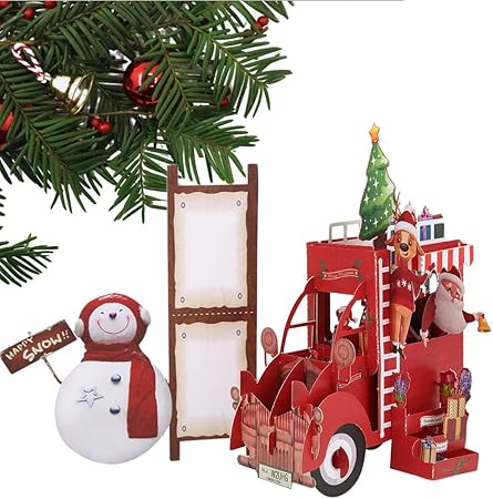 Immagini Natalizie X Auguri.Zerodis Cartolina Di Natale 3d Carta Di Carta Benedizione Biglietto Di Auguri Natalizio Natalizio Per Feste Natalizie Per Natale Capodanno Amazon It Casa E Cucina