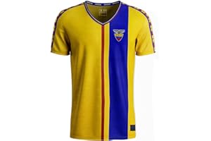 GOALMASTERS Camiseta Retro Ecuador 1998 para Hombre | Edición Clásica | Mundial 2002 | Tallas Adulto | Hinchas Ecuatorianos