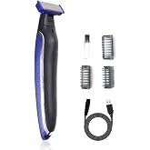 Mens Hair Trimmer &amp; Body Shaver that Trims, Edges, Shaves, and Grooms - Rechargeable Beard Trimmer for Men