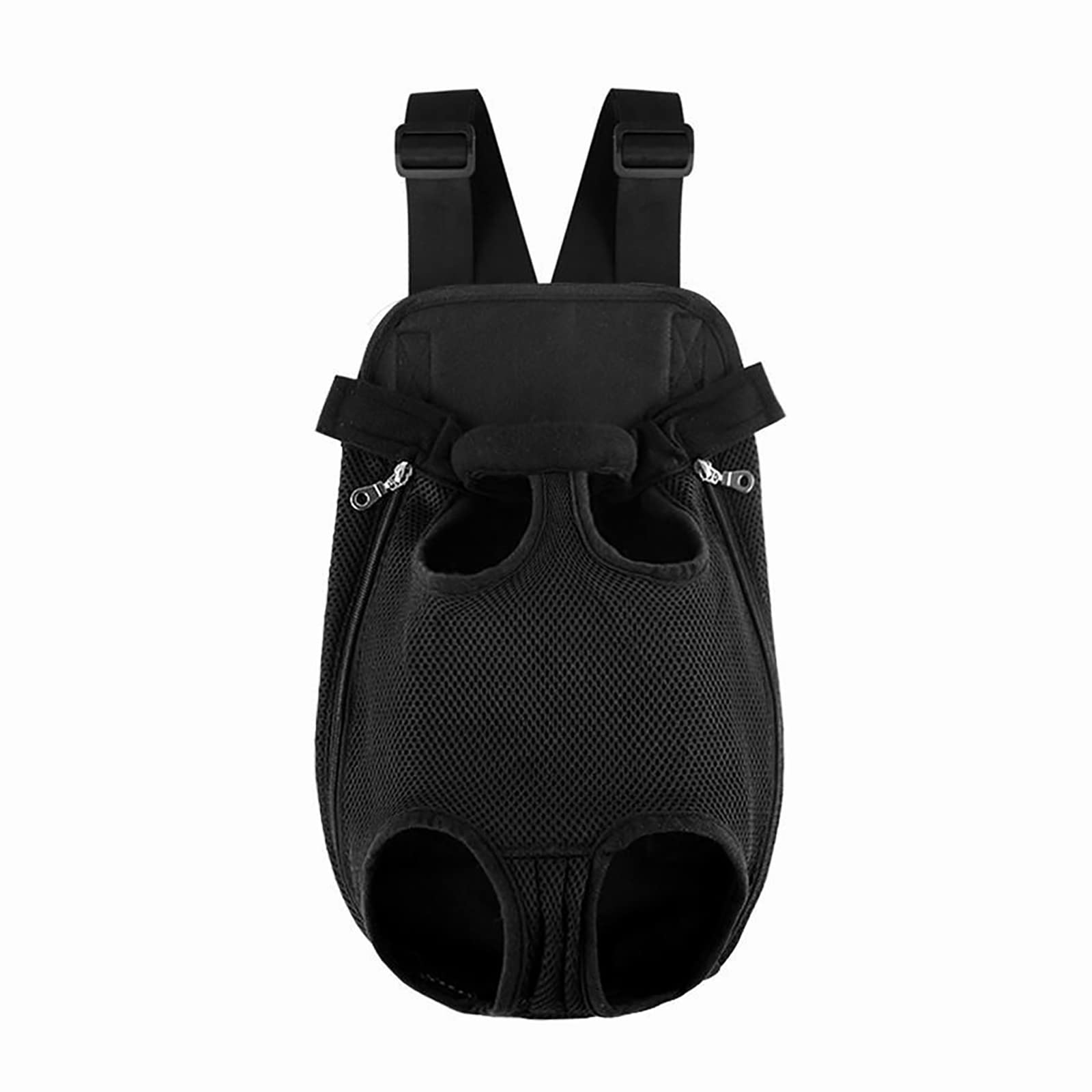Photo 1 of Pet Carrier Backpack - Adjustable Pet Front Cat Dog Carrier Backpack Travel Bag, Legs Out, Easy-Fit for Traveling Hiking Camping for Small Medium Dogs, Size L, Black
