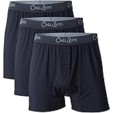 Chill Boys Viscose from Bamboo Boxers for Men – Men's Underwear – Ultra Breathable & Soft Men's Boxer Shorts – 3 Pack
