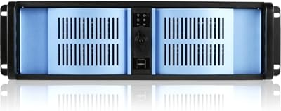 C2G iStarUSA D-300-FS Blue Steel Computer Case w/ Fan Mounts