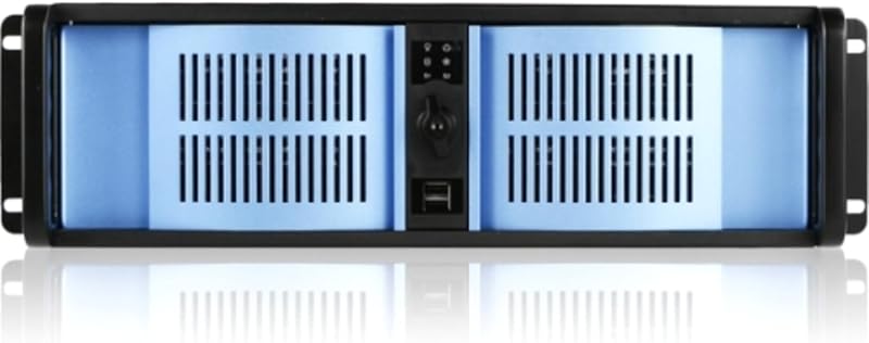 C2G iStarUSA D-300-FS Blue Steel Computer Case w/ Fan Mounts