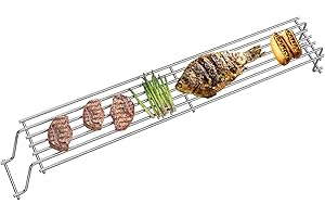 AOREWTGGH 7641 Grill Warming Rack for Weber Spirit 300 Series Spirit E-310/E-320 S-310/S-320 SP-310/SP-320 Grill Upper Rack for Weber Genesis Silver Gold B C 91289 7/8 inch