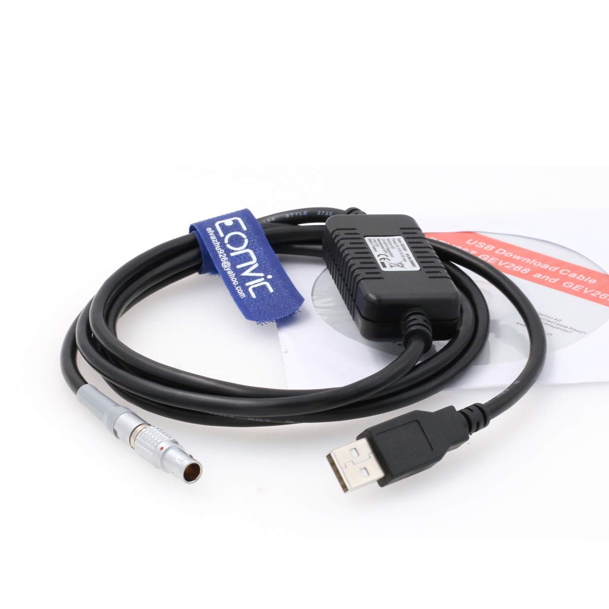 Eonvic 0b 5 Pin USB Data Transfer Cable for Total Station and Digital Theodolite Original GEV267