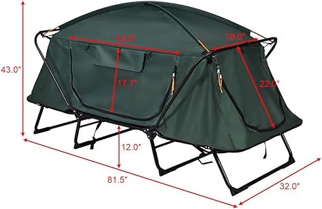 single person cot tent