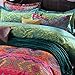 YOU SA 3Pcs Colorful Boho Bedding Set Bohemian Duvet Covers 100% Brushed Cotton Fabric (King,01)