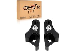 TDZ MOTO TDZ 2002-2025 Black 2'' Inch Lowering Links Blocks Kit for Harley Touring Street Glide/Road King/Electra Glide/Road Glide/Ultra Limited/Special/CVO