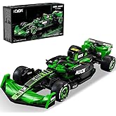 CaDA C55032W Kick Sauber F1 Team C44 Racing Building Set,MOC 1:24 Racing Car Brick Kit,Collectible Display Model for Adults H