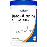 Nutricost Beta Alanine Powder 500 Grams (1.1lbs) - Pure Beta Alanine, Gluten Free & Non-GMO