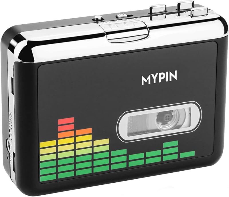 MYPIN Cassette to MP3 Converter Walkman Auto Reverse Portable Player
