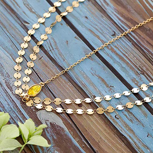 Barogirl Gold Head Chain Headdress Small Coins Hair Chain Jewelry Boho Prom Wedding Headpiece for Women (Silver) - Thumbnail 2