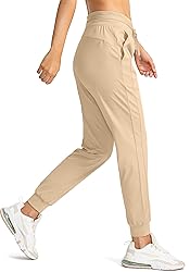 G Gradual Women's Joggers Pants with Zipper Pockets