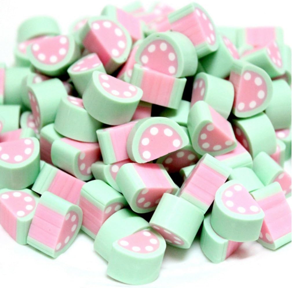Skyseen 20pcs Watermelon Artificial Marshmallow Fake Cotton Candy