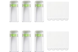 JELLYSUB Large Canvas Hangers, 6 Picture Hangers, 10 Large Removable Adhesive Strips, Damage Free Picture Hanging Hooks Heavy Duty, Wall Hangers Without Nails