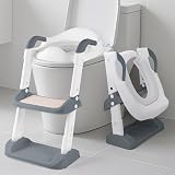 Hibtn Adjustable Toilet Training Seat Kids 1-7 Years UK Round Fits
