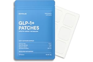 Revitalab GLWUP Patches for Women & Men - 30 Count | Sculpt & Snatch Support | Topical Everyday Glow Up Beauty Patch - 1 Mont