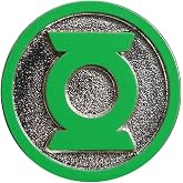 DC Comics Green Lantern Pewter Lapel Pin Colored Logo