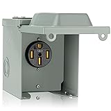 WELLUCK RV Power Outlet Box | 50A 125/250V, NEMA