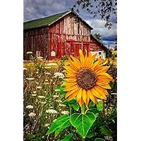 Wooden Jigsaw Puzzle 1000 PCS Farm Sunflower Pattern Large Size 1000 Pieces of Wooden Puzzle,Unique Home Decorations and Gifts