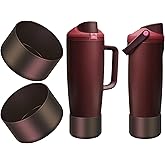BKBY 2PCS Silicone Boot Compatible with Owala 30oz & 40oz FreeSip Sway Bottles & Tumblers, Protective Anti-Slip Bottom Cover Sleeve for Freesip Sway Tumbler