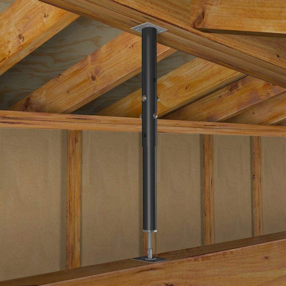 Akron Adjustable Floor Jack (Model C-4), Akron Jacks Floor Jacks, Telescoping Jack For Temporary Support, Size Range 1'-1' 3" (2 Pack): Home Improvement