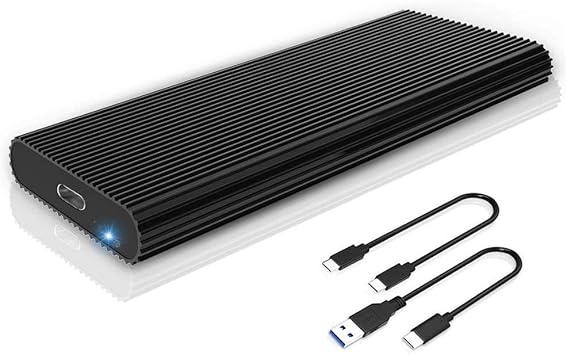 M.2 NVMe - Caja de disco duro externo para SSD M.2 NVMe (USB C 3.1-