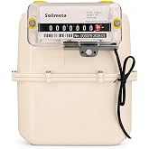 Solimeta 3/4" NPT Gas Meter, Natural Gas SUBMETER with Pulse Output