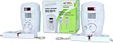 Tech Traders Wireless PIR Motion Sensor Alarm 105dB White 2 Remote Controls view 2
