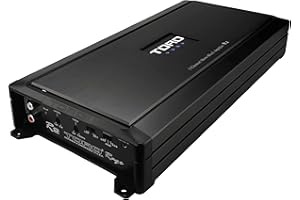Toro Tech – R2, 1000 Watts MAX – 500 Watts RMS 2Ω Stable Monoblock Car Amplifier, Sound Quality Class A/B Design, Built-in Au