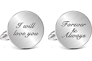 JUPPE Father of The Bride Cuff Links Tie Bar Set Personalized Wedding Cufflinks Gift for Dad Groom Father Husband