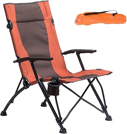 orange folding camping chairs