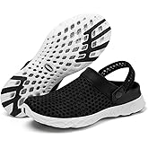 SAGUARO Men's Women's Quick Dry Garden Shoes Lightweight Breathable Gardening Clog Water Shoes Mesh Sandals for Sports Outdoor Beach Pool Exercise