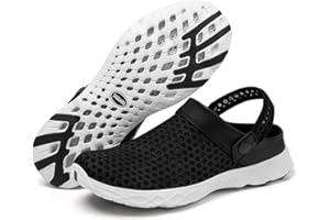 SAGUARO Men's Women's Quick Dry Garden Shoes Lightweight Breathable Gardening Clog Water Shoes Mesh Sandals for Sports Outdoor Beach Pool Exercise