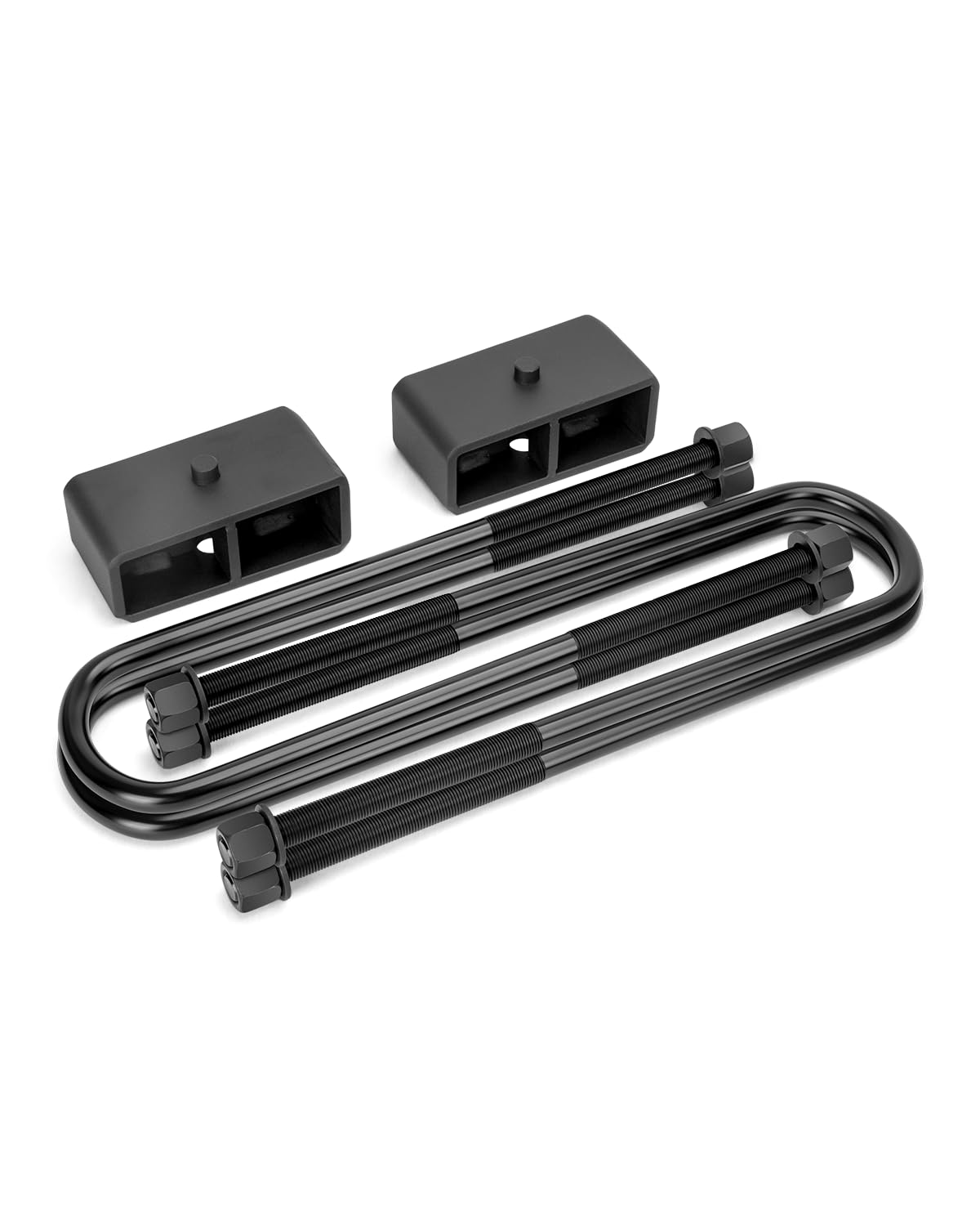 Photo 1 of dynofit 2" Rear Lift Kits Compatible with 2011-2024 Ford F250 F350 Super Duty(HD), 2inch Raise Blocks and U-bolts Set for Leaf, Rear Block Suspension Leveling Lift Kits for F-250 F-350 2WD 4WD