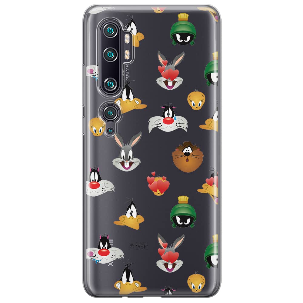 ERT GROUP mobile phone case for Xiaomi MI NOTE 10 / MI NOTE 10 PRO original and officially Licensed Looney Tunes pattern 007 optimally adapted to the shape of the mobile phone, partially transparent