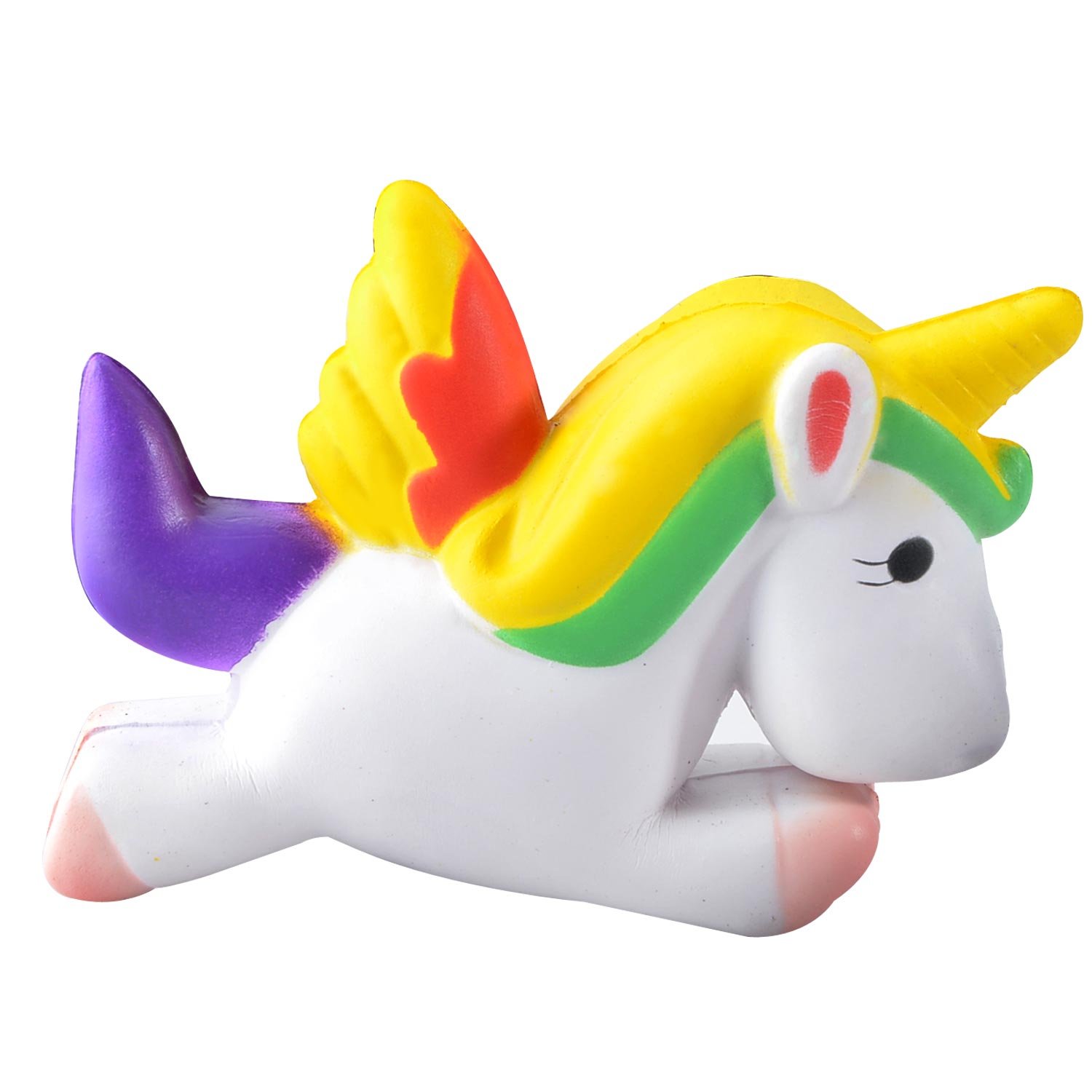 Firlar Unicorn Squishy Animal Slow Rising Stress Relief Toy for Kids Adults (A)