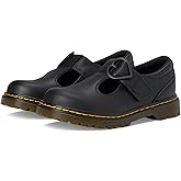 Dr. Martens Unisex Kids Polley II (Little Kid/Big Kid) Black 4 Medium