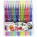 Plinrise SG-BT001 12 Pcs Bling Shiny Flash Glitter Colored Gel Ink Pen,Scrapbooking Card DIY Pens Markers