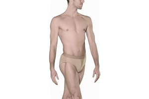 WEARMOI Wear Moi Full Seat Dancebelt, Cotton Elasthan Jockstraps, Beige