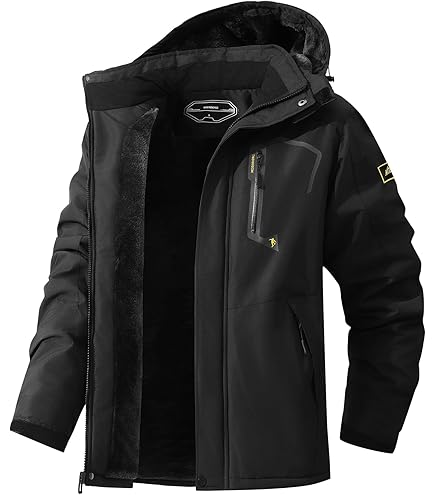 Amazon.com: TACVASEN Mens Ski Jacket - Warm Fleece Winter Coat