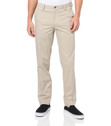 Brooks Brothers Men's Garment-Dyed Vintage Chino Pants, Olive, 30W