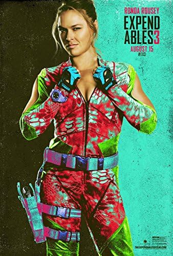 The Expendables 3 (2014) Poster 13" x 19" BORDERLESS Comic-Con Ronda Rousey