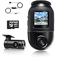 【70mai Dash Cam 4K Omni + UP03 Hardwire Kit】 Front and Rear Car Camera with Sony IMX678 Sensor, STARVIS 2 Night Vision, 4G LTE, AI Motion Dection, ADAS, Wi-Fi 6, Parking Monitor