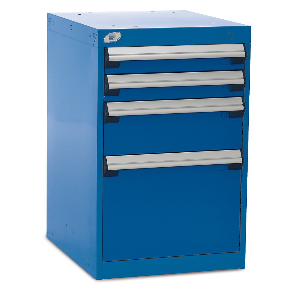 Rousseau FourDrawer Pedestal Including File Drawer For Modular Mobile