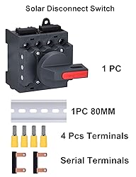 DIHOOL Solar Disconnect Switch,32 Amp DC1200V 4P