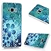YOKIRIN Galaxy S8 Case, [3 Pcs] Shock-Absorbing Colorful 3D Totem Flower Crystal Clear Shell Super Slim Case Translucent Flexible Hard PC Defensive Protective Cover for Samsung Galaxy S8
