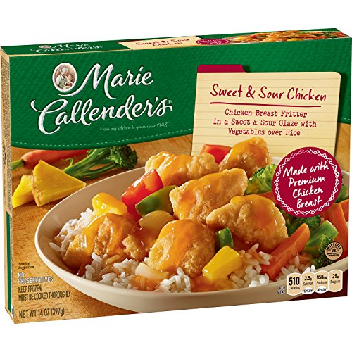 Marie Callender's Frozen Dinner, Sweet & Sour Chicken, Packed with Protein, 14 Ounce