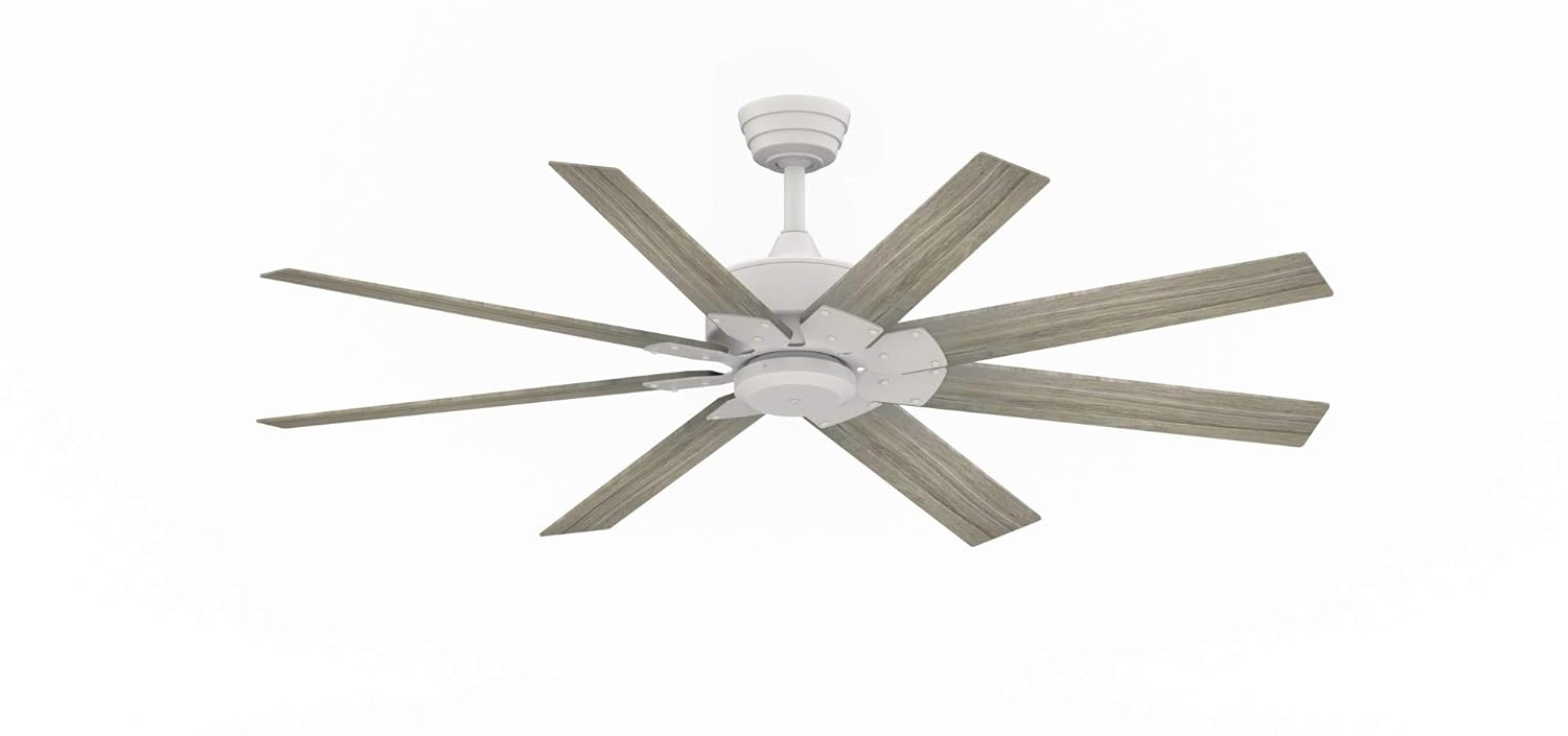 Fanimation Fans Fpd7912mw 52wp Levon Custom 52 Ceiling Fan