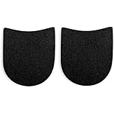 Shoe Heel Repair Rubber Pads Extra Large, 4mm (5/32 Inch) Thick, Anti-Slip Boot Heel Replacements for Men&rsquo;s &amp; Women&rsquo;s Shoes &ndash; 1 Pair